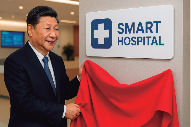 Xi Jinping abre el primer hospital inteligente